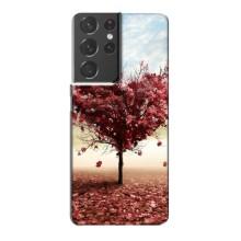 Чехлы для любимой на Самсунг Галаксі S21 Plus (VPrint) (Дерево серце)