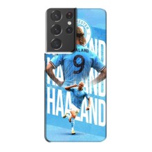 Чехлы с принтом для Samsung Galaxy S21 Plus Футболист – Erling Haaland