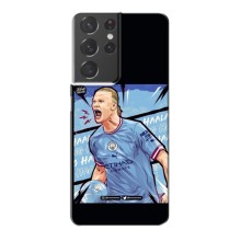 Чехлы с принтом для Samsung Galaxy S21 Plus Футболист – гол Эрлинг Холланд