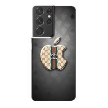Чохли  GUCCI для Самсунг Галаксі S21 Plus (AlphaPrint) (Apple gucci)