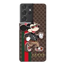 Чохли  GUCCI для Самсунг Галаксі S21 Plus (AlphaPrint) (Маус Гуччі)