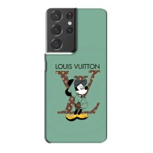 Чохли Луі Вітон для Samsung Galaxy S21 Plus (AlphaPrint - LOUIS VUITTON) (Міккі Маус LV)