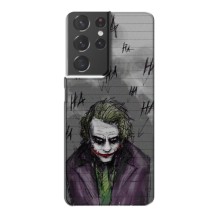 Чехлы с картинкой Джокера на Samsung Galaxy S21 Plus – Joker клоун