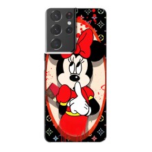 Чехол Disney Mouse Samsung Galaxy S21 Plus (PREMIUMPrint) (Минни Маус ЛВ)