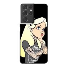 Чохол з друком для Samsung Galaxy S21 Plus - (Мода) (AlphaPrint) (Дівчина в тату)