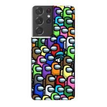 Чохли Амонг Ас для Samsung Galaxy S21 Plus (AlphaPrint) (Убитий)