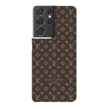 Чехол Стиль Louis Vuitton на Samsung Galaxy S21 Plus (Фон Луи Виттон)