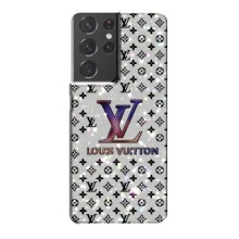 Чохол Стиль Louis Vuitton на Samsung Galaxy S21 Plus (Яскравий LV)