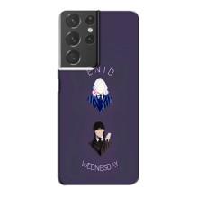 Чохли Венсдей на Samsung Galaxy S21 Plus Уенсдей (AlphaPrint) (Венздей і подруга)