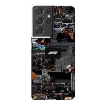 Чехол Формула1 на Samsung Galaxy S21 Plus – Коллаж Ф1