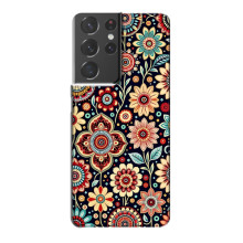Чехол с принтом Ковер для Samsung Galaxy S21 Plus – Цветочный ковер