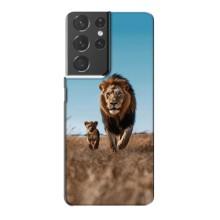 Чохол Король лев на Самсунг Галаксі S21 Plus – Мусафа і Сімба