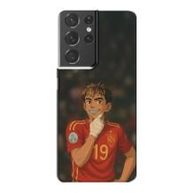 Чехол с футболистом Ламин Ямаль Samsung Galaxy S21 Plus (Ямаль аниме)