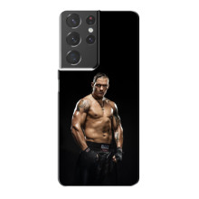 Чехол с картинкой Александр Усик для Samsung Galaxy S21 Plus – Усик на черном