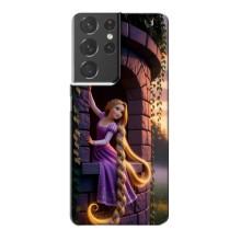 Чехол Рапунцель для Samsung Galaxy S21 Plus (Рапунцель на башне)