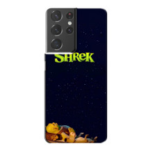 Чохол з мультфільмом Шрек на Samsung Galaxy S21 Plus – Шрек лого
