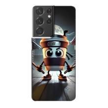 Чохол з мемом Тралалело тралала на Samsung Galaxy S21 Plus – Капучіно асасіно