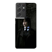 Чохол з дизайном Венздей 2 на Samsung Galaxy S21 Plus – Венздей в костюмі