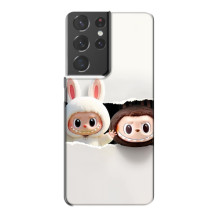 Чехол с Лабубу на Samsung Galaxy S21 Plus (Лабубу)