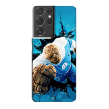 Чехол с принтом Фантастическая четверка для Samsung Galaxy S21 Plus – Существо