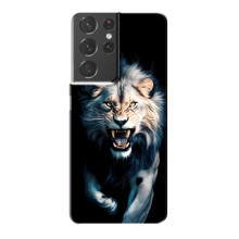 Чохол з картинкою 'Хижаки' для Samsung Galaxy S21 Plus (Лев)