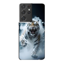 Чохол з картинкою 'Хижаки' для Samsung Galaxy S21 Plus (Тигр)
