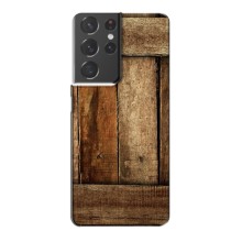 Текстурный Чехол для Samsung Galaxy S21 Plus (Забор)
