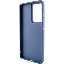 TPU чохол Bonbon Metal Style with MagSafe для Samsung Galaxy S21 Ultra – Синій