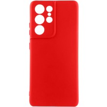 Чохол Silicone Cover Lakshmi Full Camera (A) для Samsung Galaxy S21 Ultra – Червоний