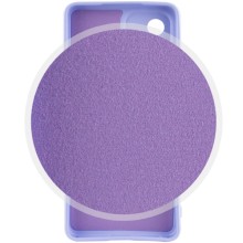 Чехол Silicone Cover Lakshmi Full Camera (A) для Samsung Galaxy S21 Ultra – Сиреневый