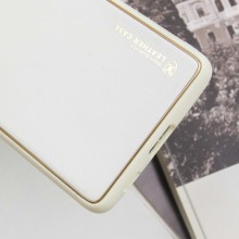 Кожаный чехол Xshield для Samsung Galaxy S21 Ultra – Белый