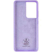 Чохол Silicone Cover Lakshmi (AA) для Samsung Galaxy S21 Ultra – Бузковий