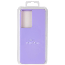 Чохол Silicone Cover Lakshmi (AA) для Samsung Galaxy S21 Ultra – Бузковий