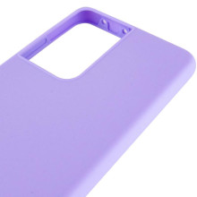 Чохол Silicone Cover Lakshmi (AA) для Samsung Galaxy S21 Ultra – Бузковий