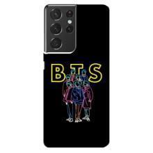 Чехлы BTS для Samsung Galaxy S21 ultra (AlphaPrint)