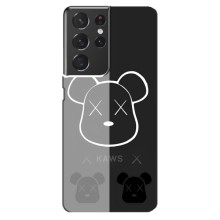 Чехлы для Samsung Galaxy S21 ultra - Bearbrick Louis Vuitton (PREMIUMPrint) (БеарБрик глаза)