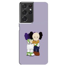 Чехлы для Samsung Galaxy S21 ultra - Bearbrick Louis Vuitton (PREMIUMPrint) (Дружба Беарбрик)