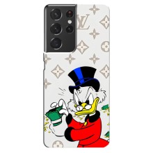 Чехлы для Samsung Galaxy S21 ultra - Скрудж МакДак Louis Vuitton (PREMIUMPrint) (Баксы Скрудж)