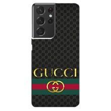 Чохли  GUCCI для Самсунг Ґелексі S21 ультра (AlphaPrint) (Gucci оригінал)