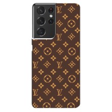 Чохли Луі Вітон для Samsung Galaxy S21 ultra (AlphaPrint - LOUIS VUITTON) (фон LOUIS VUITTON)