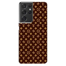 Чохли Луі Вітон для Samsung Galaxy S21 ultra (AlphaPrint - LOUIS VUITTON) (лого LOUIS VUITTON)