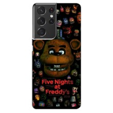 Чехлы Пять ночей с Фредди для Самсунг С21 Ультра (Freddy)