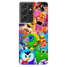 Чехлы Brawl Stars для Samsung Galaxy S21 ultra (AlphaPrint)