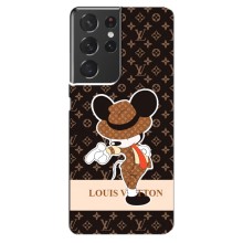 Чехол Disney Mouse Samsung Galaxy S21 ultra (PREMIUMPrint) (Микки Джексон)