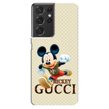 Чехол Disney Mouse Samsung Galaxy S21 ultra (PREMIUMPrint) (Mikki Gucci)