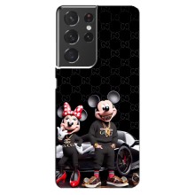 Чехол Disney Mouse Samsung Galaxy S21 ultra (PREMIUMPrint) (Семья Маусов)