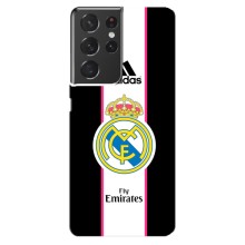 Чехол для Samsung Galaxy S21 ultra с принтом (Лого Real Madrid)