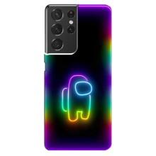 Чохли Амонг Ас для Samsung Galaxy S21 ultra (AlphaPrint) (Яскравий скін)