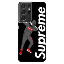 Чехол для Samsung Galaxy S21 ultra с картинкой Supreme (AlphaPrint) – Деб Суприм