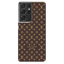 Чехол Стиль Louis Vuitton на Samsung Galaxy S21 ultra (Фон Луи Виттон)